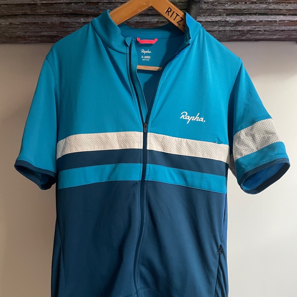 Rapha Men’s Brevet lightweight cycling bicycle bike jersey shirt. Size XL